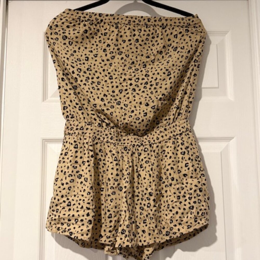 Aritzia - Sunday Best - Leopard Romper